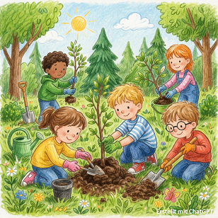 Baumpflanzaktion am 25.03.2026