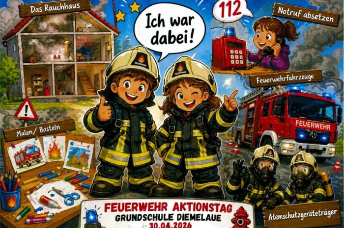 Brandschutz-Aktionstag mit der Feuerwehr am 30.04.26