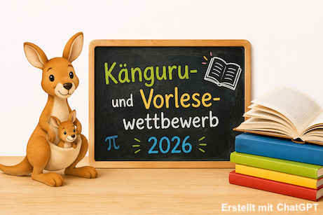 Verleihung der Urkunden zum Känguru- und Vorlesewettbewerb 2026