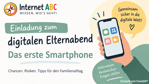 Digitaler Elternabend: „Das erste Smartphone“