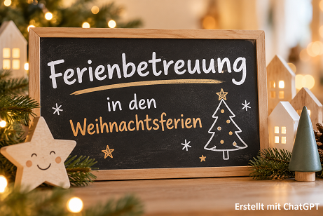 Anmeldung zur Ferienbetreuung in den Weihnachtsferien 2026 – Jahrgang 1
